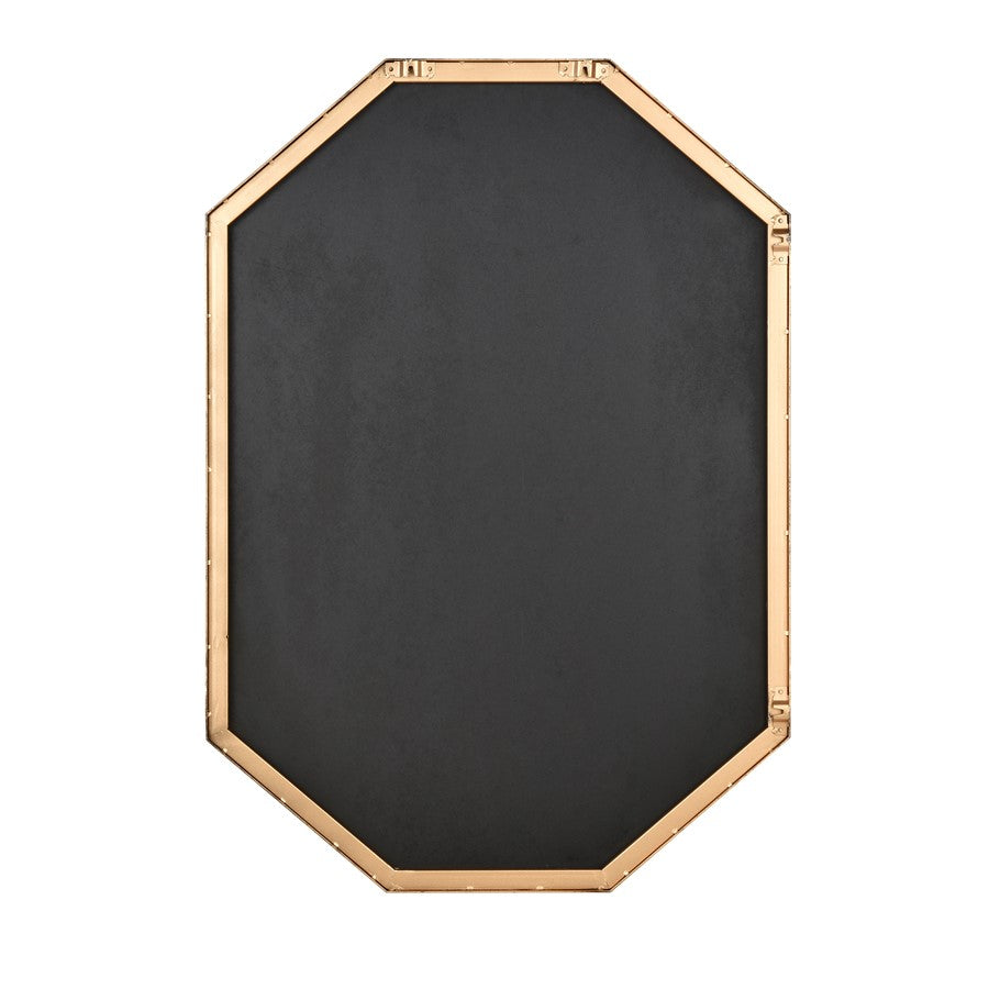 Atlas Lighting Teddy 22.25in Wall Mirror | Modern Brass Metal Frame | Entryway & Bedroom Accent | 22.25 x 1 x 31.75 in | Model MI11081-01