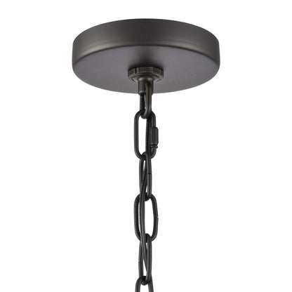 Atlas Lighting Augusta 7in 1-Light Outdoor Pendant | Transitional Matte Black and Clear Glass | Covered Patio & Entryway | Model OL11019-BK