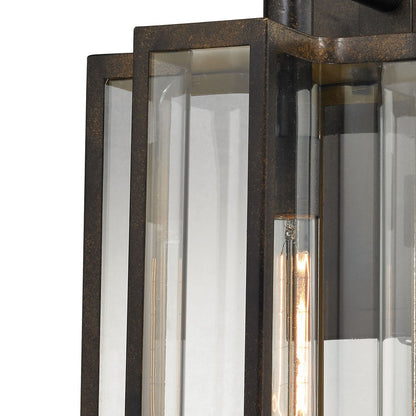 Atlas Lighting Bianca 20in 1-Light Outdoor Sconce | Hazelnut Bronze and Clear Glass | Porch & Entryway | 10 x 12 x 20 in | Model OL11073-BZ