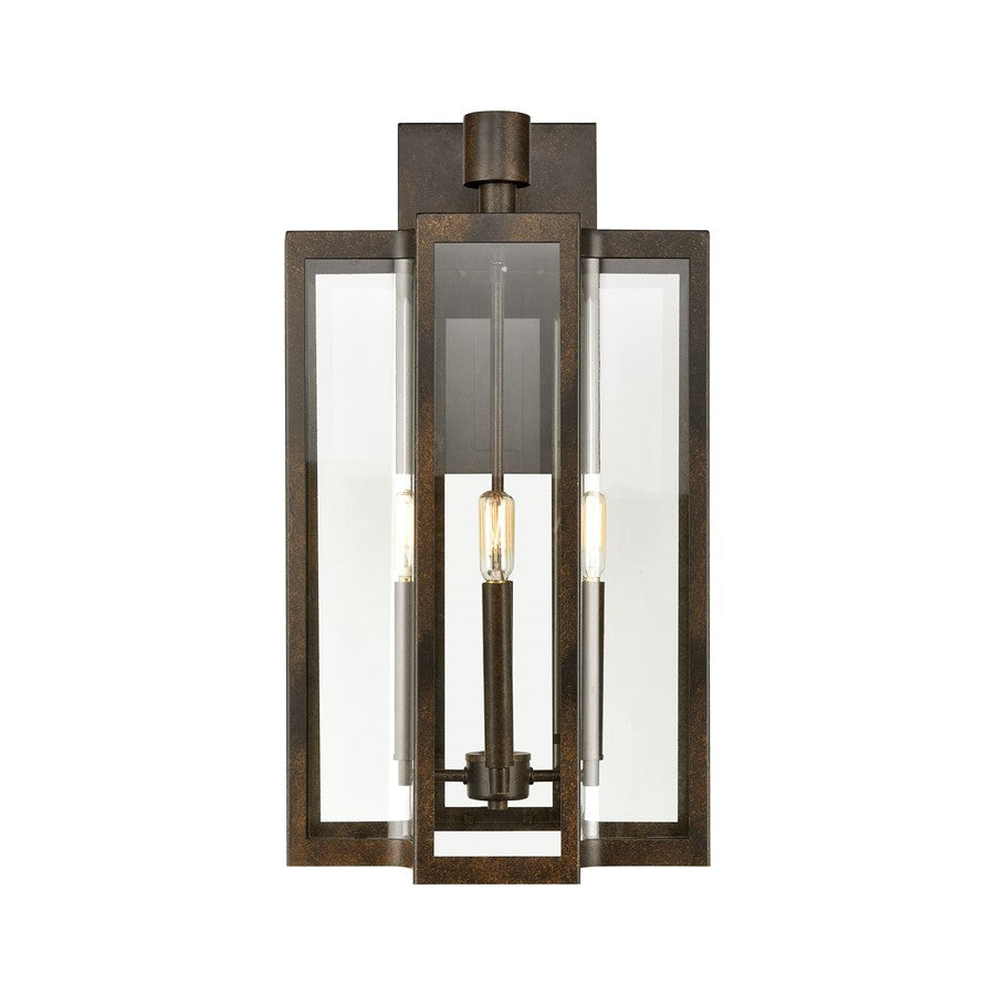 Atlas Lighting Bianca 25in 4-Light Outdoor Sconce | Hazelnut Bronze and Clear Glass | Porch & Entryway | 13 x 15 x 25 in | Model OL11074-BZ