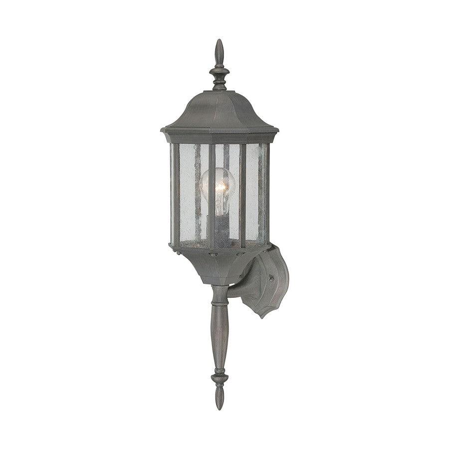 Atlas Lighting Hawthorne 26in 1-Light Outdoor Wall Sconce | Traditional Painted Bronze and Clear Glass | Porch & Entryway | Model OL11151-BZ
