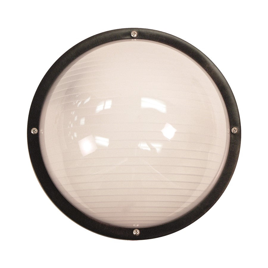 Atlas Lighting Port 10.25in 1-Light Outdoor Sconce | Modern Oil Rubbed Bronze and White Plastic | Entryway & Patio | Model OL11207-BZ