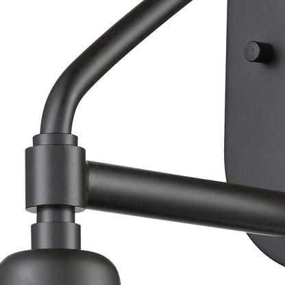 Atlas Lighting Vinton Station 15in 1-Light Outdoor Sconce | Traditional Oil Rubbed Bronze and Clear Seeded Glass | Porch | Model OL11236-BZ