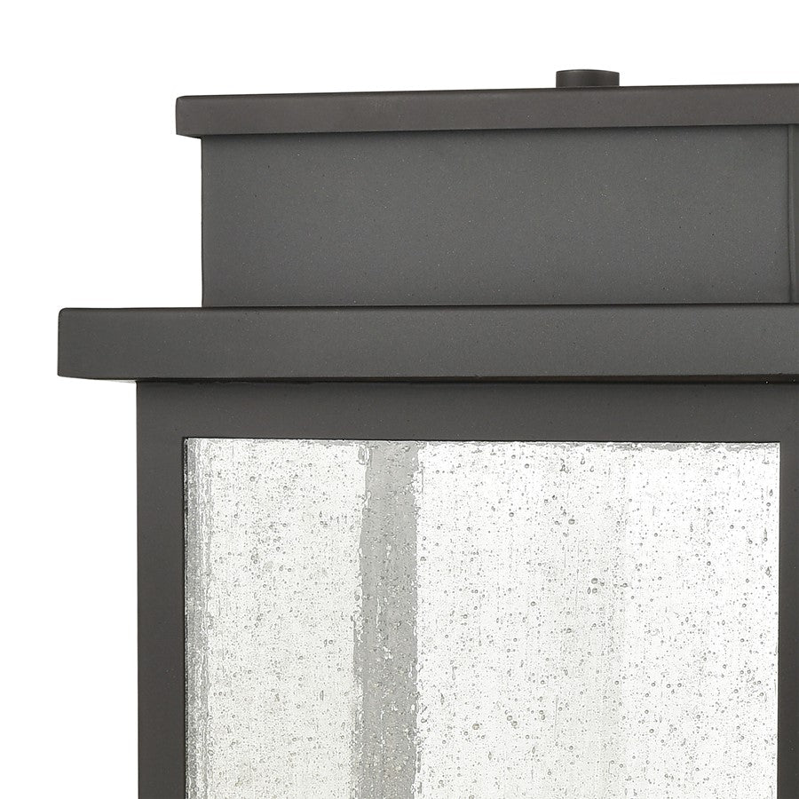 Atlas Lighting Braddock 2-Light Outdoor Post Light | Transitional Architectural Bronze and Seeded Glass | Driveway & Walkway | Model OL11248-BZ