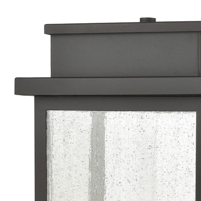 Atlas Lighting Braddock 2-Light Outdoor Post Light | Transitional Architectural Bronze and Seeded Glass | Driveway & Walkway | Model OL11248-BZ