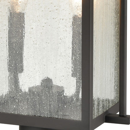 Atlas Lighting Braddock 2-Light Outdoor Post Light | Transitional Architectural Bronze and Seeded Glass | Driveway & Walkway | Model OL11248-BZ