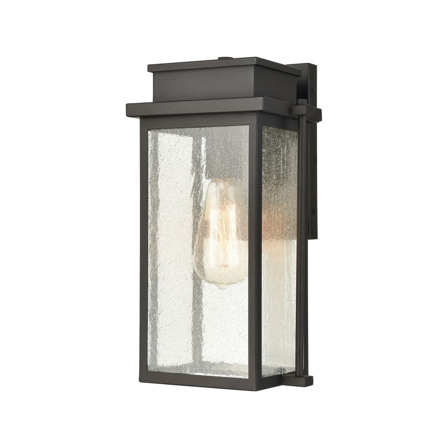Atlas Lighting Braddock 13'' High 1Lt Outdoor Sconce, Bronze/Clear - OL11292-BZ