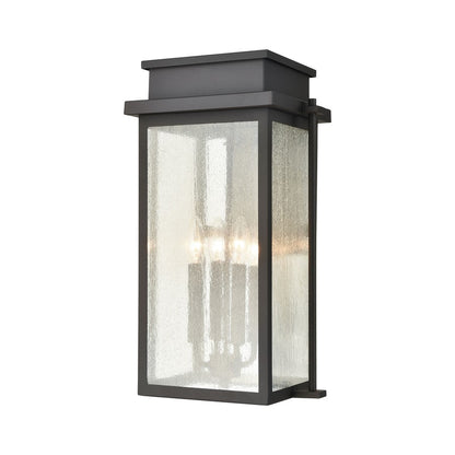 Atlas Lighting Braddock 20'' High 4Lt Outdoor Sconce, Bronze/Clear - OL11293-BZ