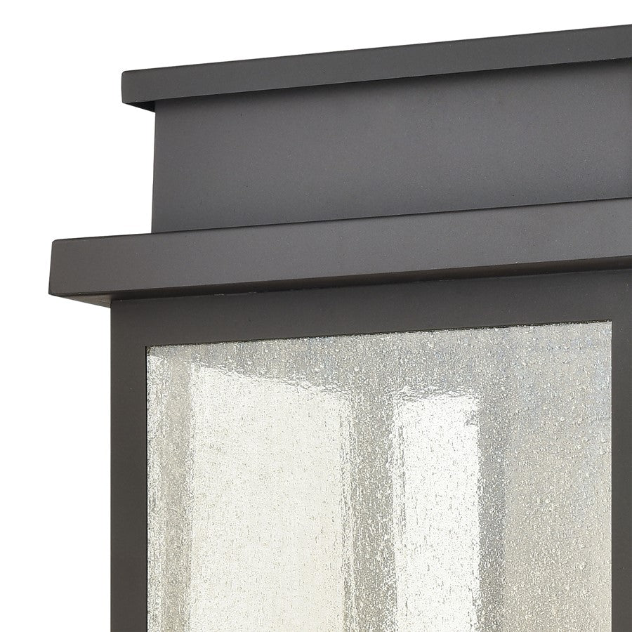 Atlas Lighting Braddock 20'' High 4Lt Outdoor Sconce, Bronze/Clear
