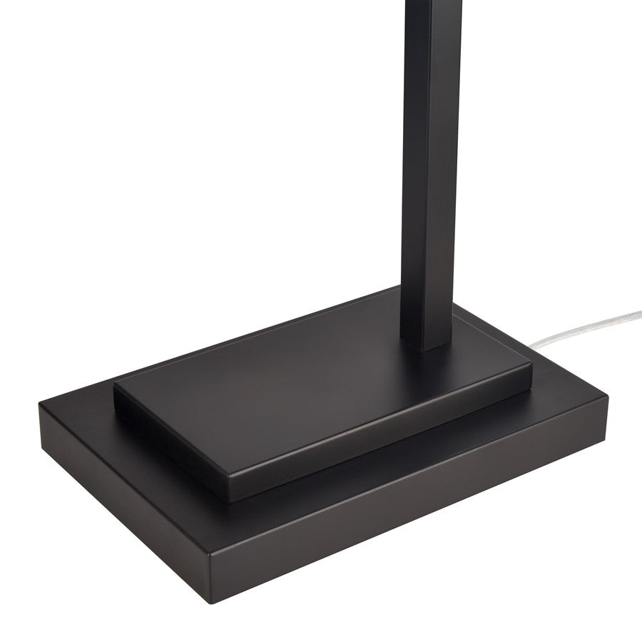 Atlas Baitz 62in Floor Lamp | Transitional Matte Black Metal and Natural Rattan Drum Shade | Living Room & Bedroom | Model PL11001-BK