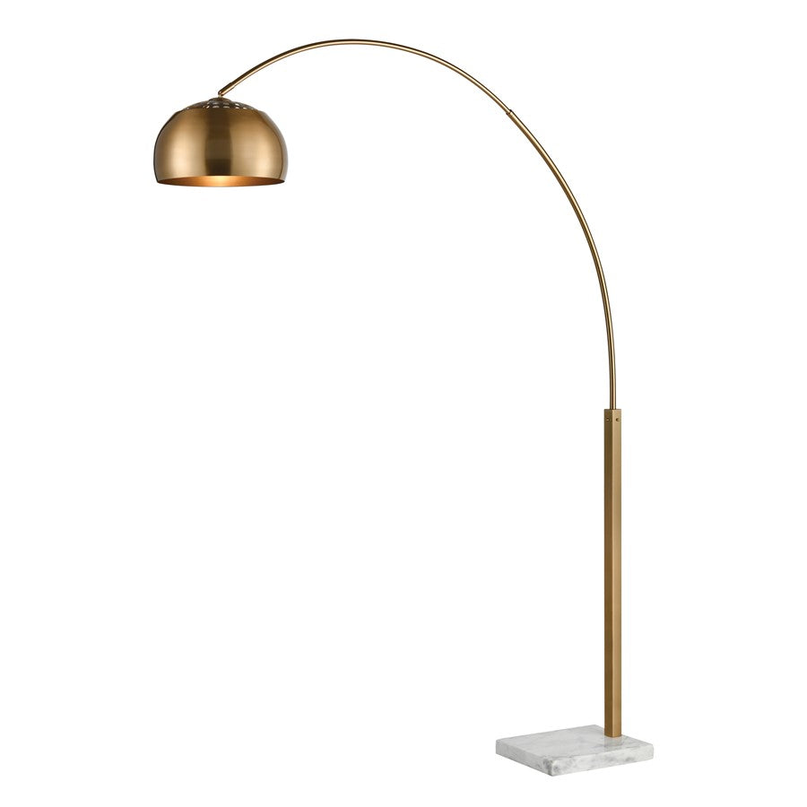 Atlas Lighting Solar Flair 77" 1Lt Floor Lamp, Aged Brass/Gold - PL11022-BS