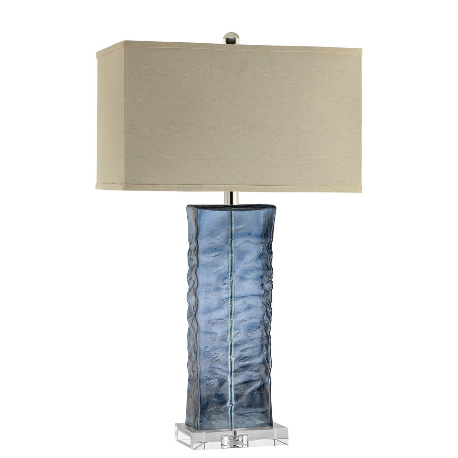 Atlas Lighting Arendell 30'' High 1Lt Table Lamp, Blue/Cream/Ivory - PL11033-BL1