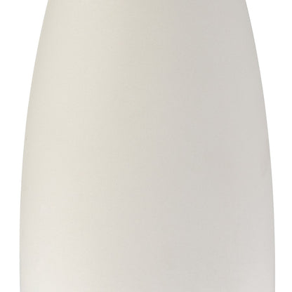 Atlas Lighting Rockport 23in 1-Light Table Lamp | Transitional Matte White Concrete and Natural Rattan Shade | Living Room | Model PL11100-WH