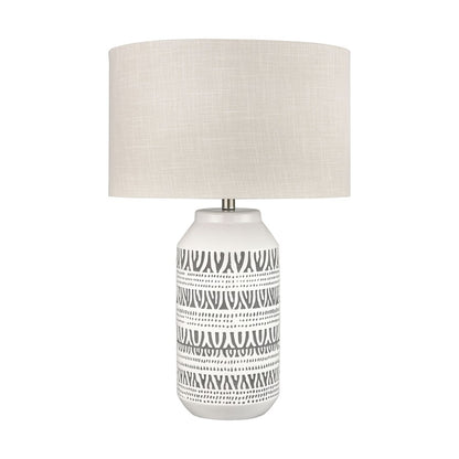Atlas Lighting Calabar 29" 1Lt Table Lamp/Set of 2, White/Silver