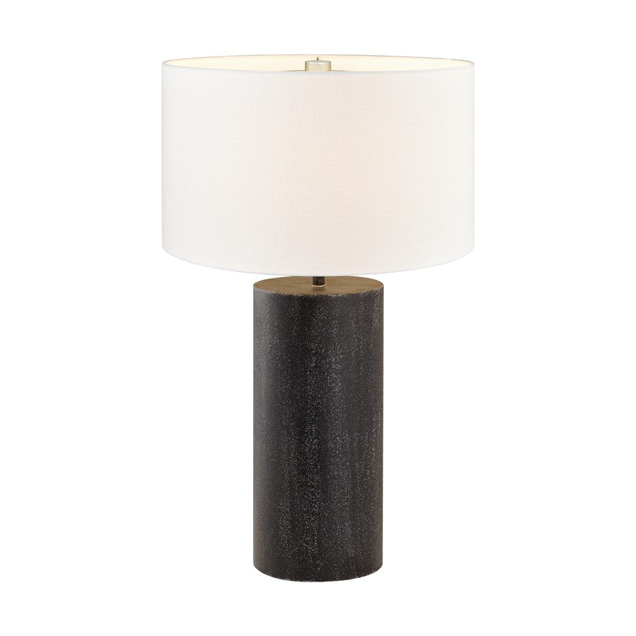Atlas Lighting Daher 26'' High 1Lt Table Lamp, Black/White - PL11158-BK