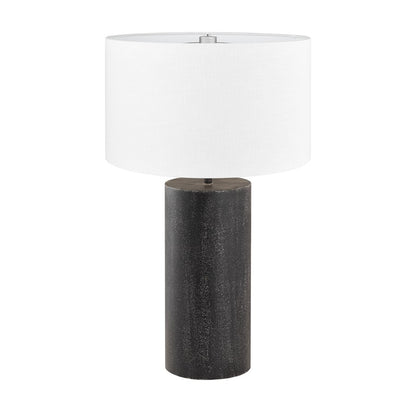 Atlas Lighting Daher 26'' High 1Lt Table Lamp, Black/White