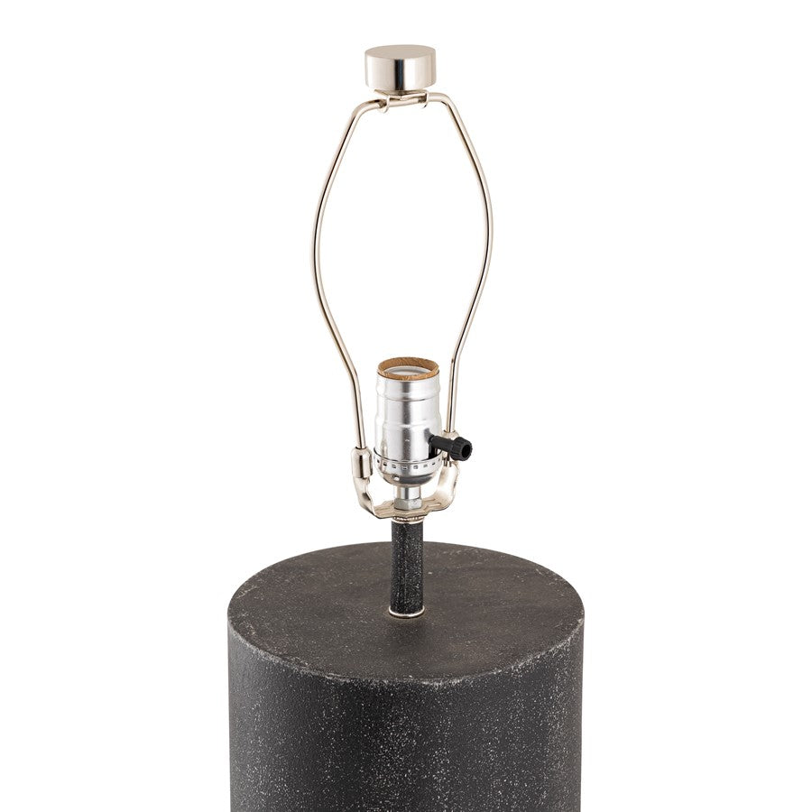 Atlas Lighting Daher 26'' High 1Lt Table Lamp, Black/White