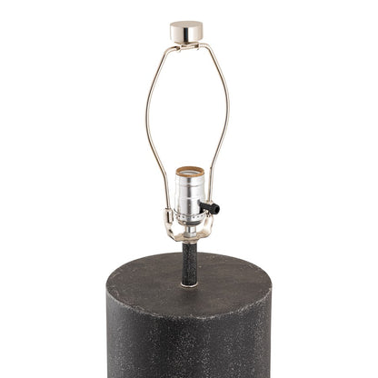 Atlas Lighting Daher 26'' High 1Lt Table Lamp, Black/White