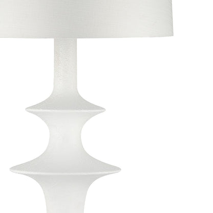 Atlas Lighting Erica 76'' High 1Lt Floor Lamp, Dry White/White