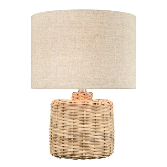 Atlas Lighting Roscoe 18'' High 1Lt Table Lamp, Natural/Off White - PL11219-NA