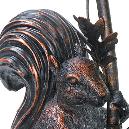 Atlas Lighting Squirrel AcornLt 14.5" 1Lt Table Lamp, Bronze/Gold