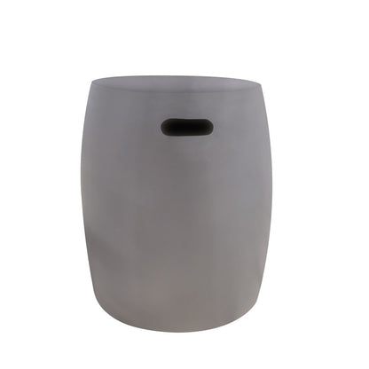Atlas Lighting Hive Accent Stool | Polished Concrete Modern | Living Room & Entryway Seating | 17 x 17 x 18 in | Model SE11024-01