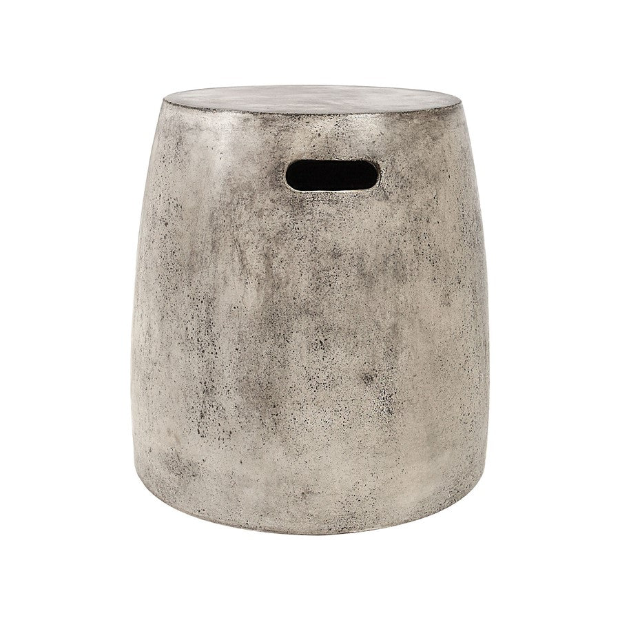 Atlas Lighting Hive Accent Stool | Polished Concrete Modern | Living Room & Entryway Seating | 17 x 17 x 18 in | Model SE11024-01