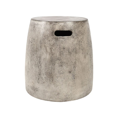 Atlas Lighting Hive Accent Stool | Polished Concrete Modern | Living Room & Entryway Seating | 17 x 17 x 18 in | Model SE11024-01