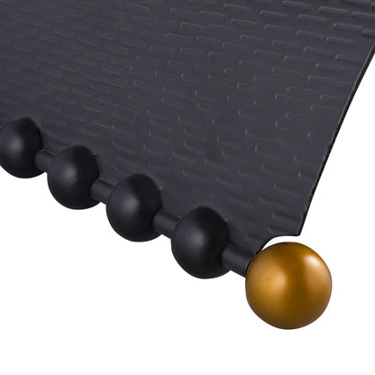Atlas Lighting Layla 25in Accent Stool | Blackened Bronze & Camel Velvet | Art Deco Style | 25 x 19 x 21 in | Model SE11035-01