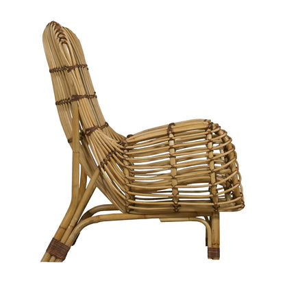 Atlas Lighting Osca 35in Chair | Transitional Natural Rattan | Living Room & Bedroom Seating | 34.75 x 34.25 x 39.5 in | Model SE11045-01