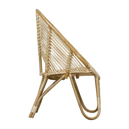 Atlas Lighting Rendra Chair | Natural Rattan Transitional | Living Room & Bedroom Accent Seating | 27 x 25 x 39.5 in | Model SE11050-01