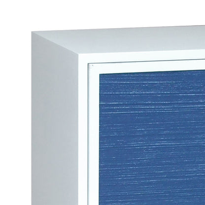 Atlas Lighting Asanso 40in 2-Door Cabinet | White Wood Composite Modern | Living Room & Dining Room Storage | 40 x 14 x 36 in | Model ST11003-01