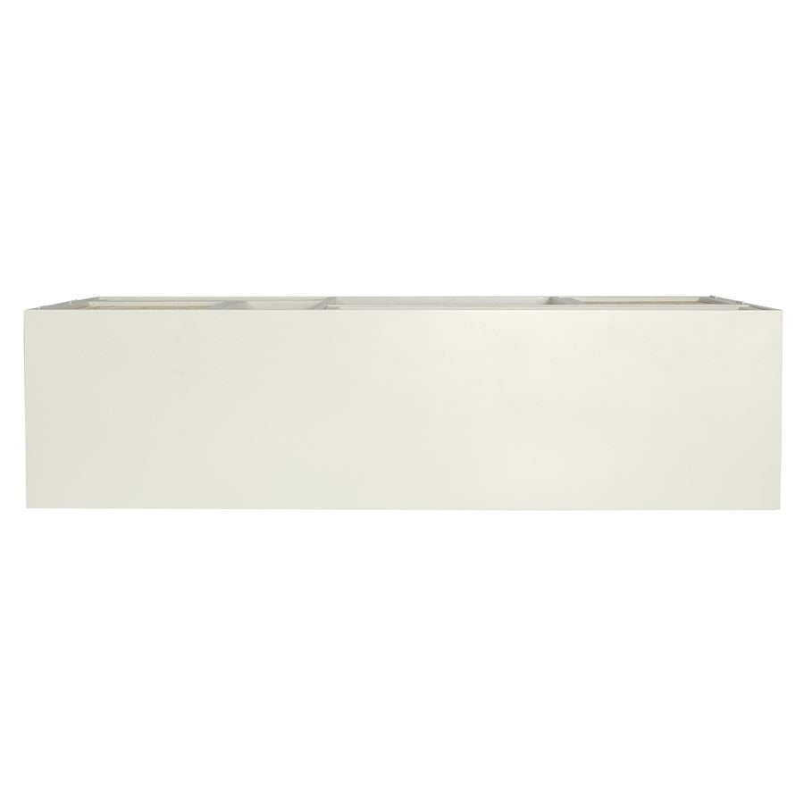 Atlas Lighting Clearwater 68in Wood Credenza | Shoji White with Rattan Panels | Dining Room & Living Room Storage | 68 x 18 x 28 in | Model ST11017-01