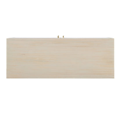 Atlas Lighting Crystal Bay Cabinet 48in | Traditional Graywash Wood with Pale Blue Linen Doors | Living Room & Entryway Storage | Model ST11024-01