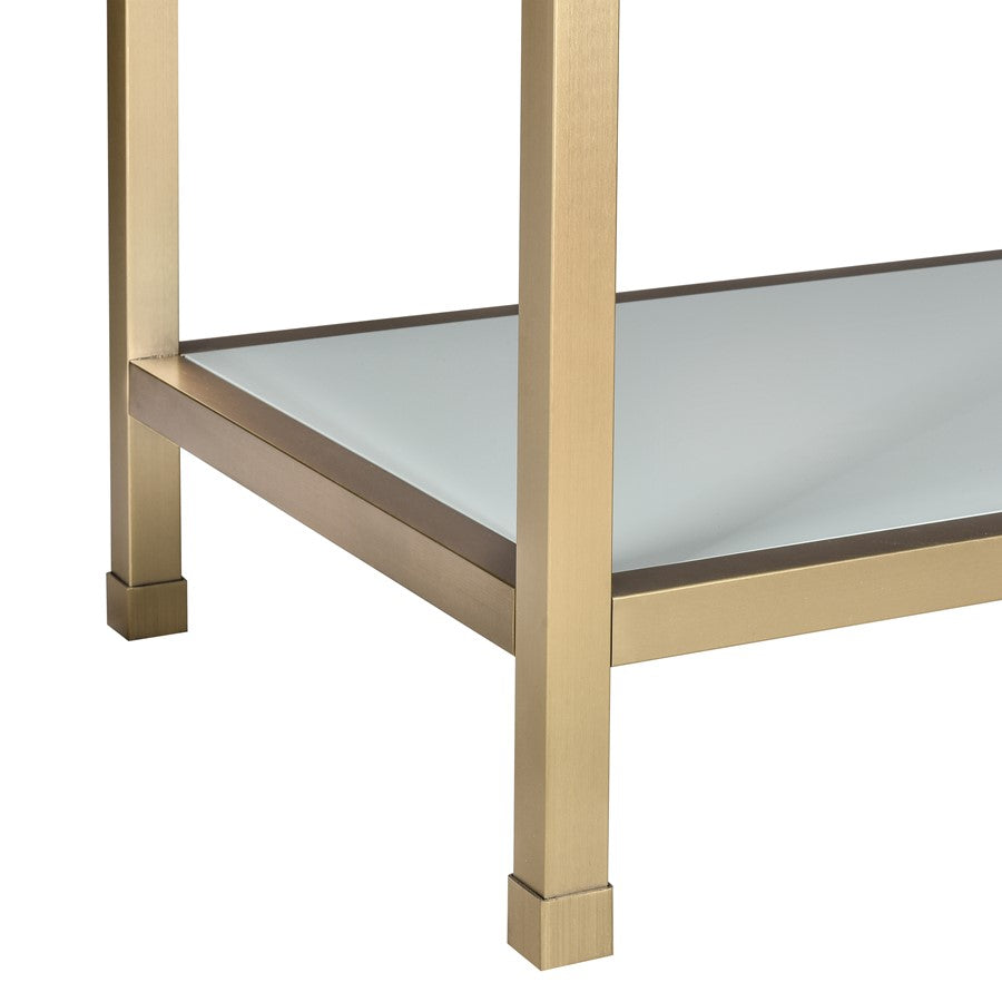 Atlas Lighting Gabe 42in 2-Door Bar Cabinet | Traditional Light Blue Wood Composite & Brass | Living Room & Dining Room Bar | Model ST11033-01