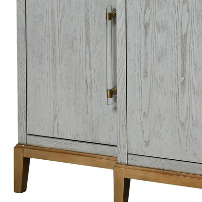 Atlas Lighting Geneva 68in Media Console | Modern Gray Wood | Living Room & Home Theater Storage | 68 x 19 x 36 in | Model ST11036-01