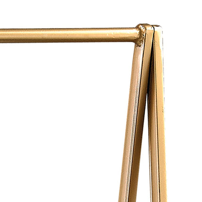 Atlas Lighting Kline Small Bookshelf | Gloss White and Gold Metal Wood Composite | Home Office & Living Room Storage | Model ST11050-01
