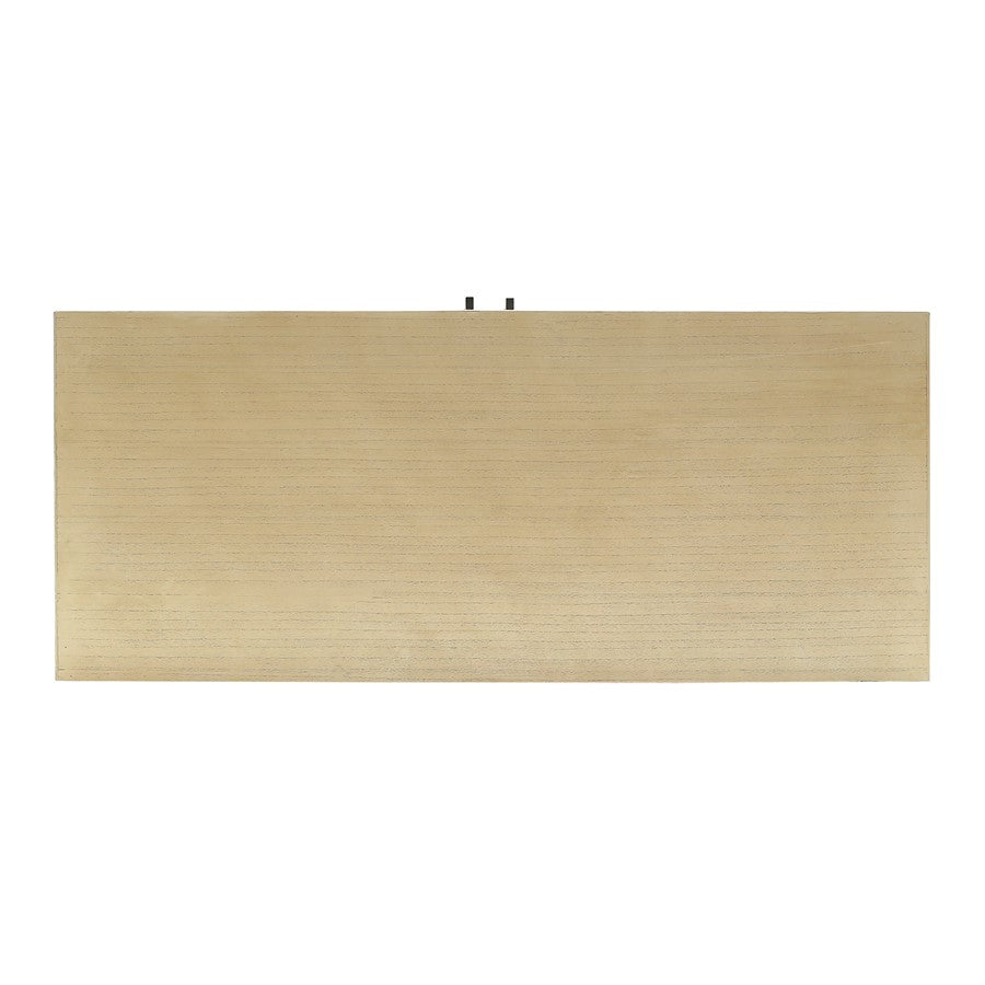 Atlas Lighting Sunset Harbor 2-Door Cabinet | Sandy Cove Wood with Natural Cotton Webbing | Entryway & Living Room Storage | 42in | Model ST11079-01