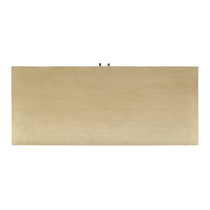 Atlas Lighting Sunset Harbor 2-Door Cabinet | Sandy Cove Wood with Natural Cotton Webbing | Entryway & Living Room Storage | 42in | Model ST11079-01