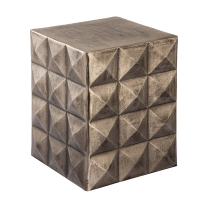 Atlas Lighting Brady 15in Rectangular Accent Table | Transitional Bronze Cast Aluminum | Living Room & Entryway Side Table | Model TA11021-01