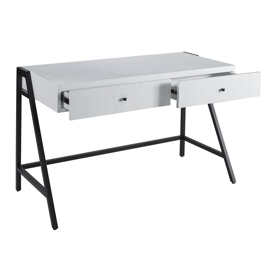 Atlas Lighting Checkmate Desk, Checkmate White