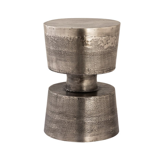 Atlas Lighting Gibson 14in Accent Table | Antique Bronze Cast Aluminum | Living Room & Entryway Side Table | Model TA11079-01