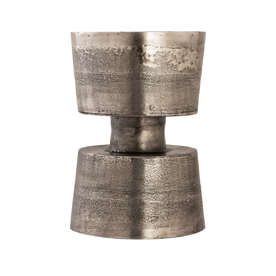 Atlas Lighting Gibson 14in Accent Table | Antique Bronze Cast Aluminum | Living Room & Entryway Side Table | Model TA11079-01