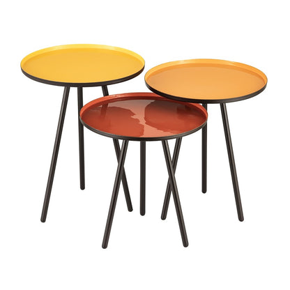 Atlas Lighting Gregg Accent Table, Set of 3, Yellow - TA11081-02S