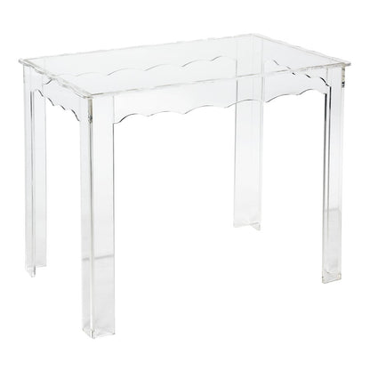 Atlas Lighting Jacobs Nesting Tables, Set of 3 | Clear Acrylic Transitional Accent Tables | Living Room & Bedroom | 12-22in H | Model TA11104-01S