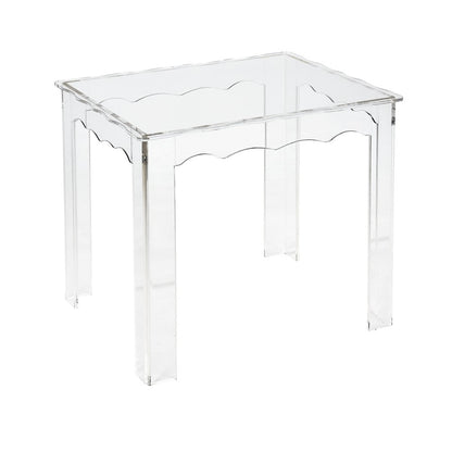 Atlas Lighting Jacobs Nesting Tables, Set of 3 | Clear Acrylic Transitional Accent Tables | Living Room & Bedroom | 12-22in H | Model TA11104-01S
