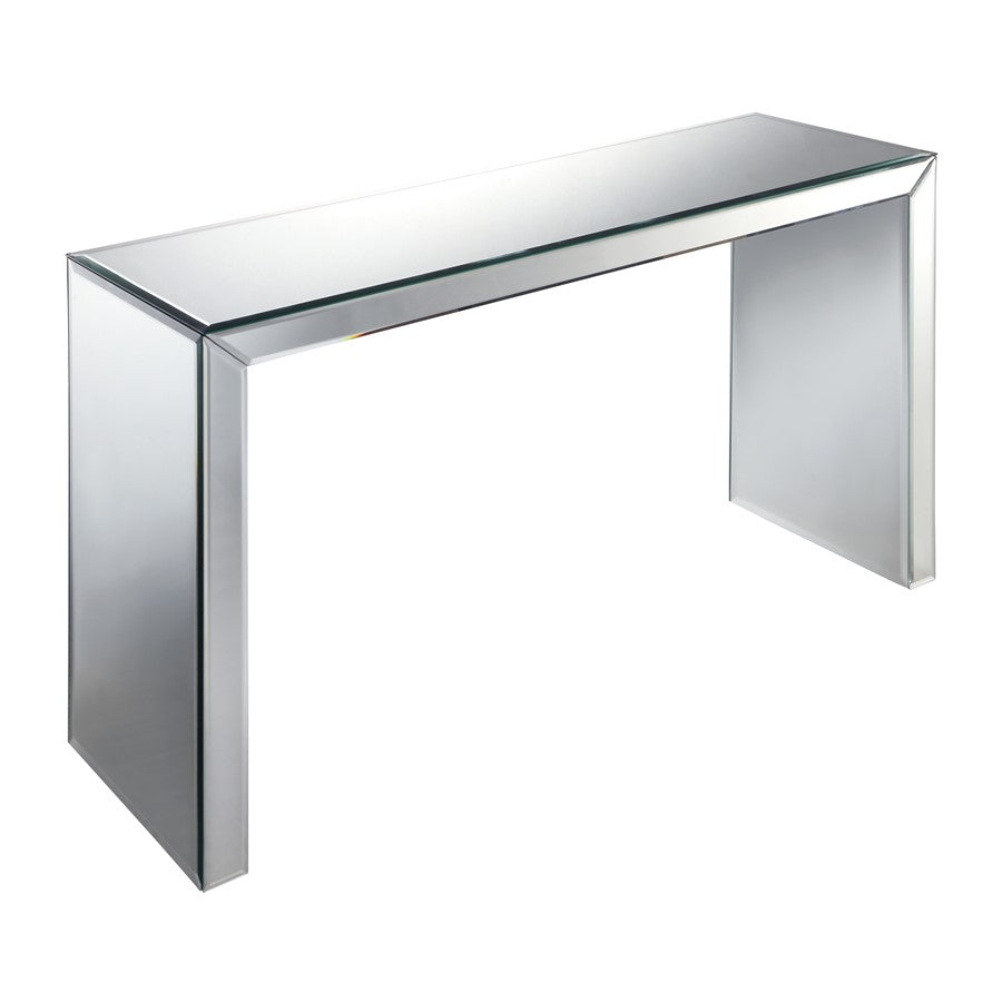 Atlas Lighting Matinee 48in Console Table | Modern Mirror Glass Hall Table | Entryway & Living Room Accent | 48 x 16 x 29.5 in | Model TA11121-01