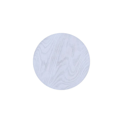 Atlas Prospect 12in Accent Table | White Ash Burl Wood with Satin Brass | Living Room & Bedroom | 12 x 12 x 25 in | Model TA11149-01
