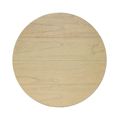 Atlas Lighting Sunset Harbor 24in Round Accent Table | Sandy Cove Wood Traditional | Living Room & Bedroom Side Table | Model TA11186-01