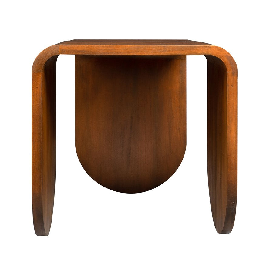 Atlas Lighting Warren Accent Table | Transitional Walnut Wood | Living Room & Bedroom Side Table | 23 x 27 x 24 in | Model TA11207-01